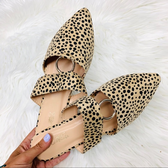 Leopard ring mule flat - Picture 4 of 6